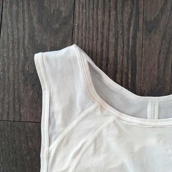 White Mesh Lululemon Tank Top - Picture 5 of 5